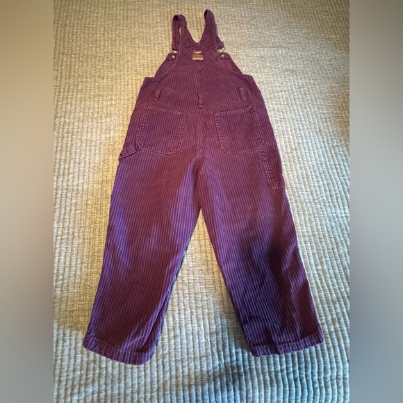 Vintage 1990s Squeeze Jeans Purple Kids One Piece Overalls Size 5 - Picture 12 of 12